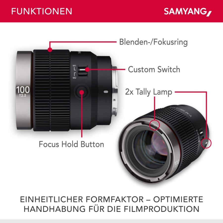Samyang V-AF T 2,3/100 FE Sony E #5