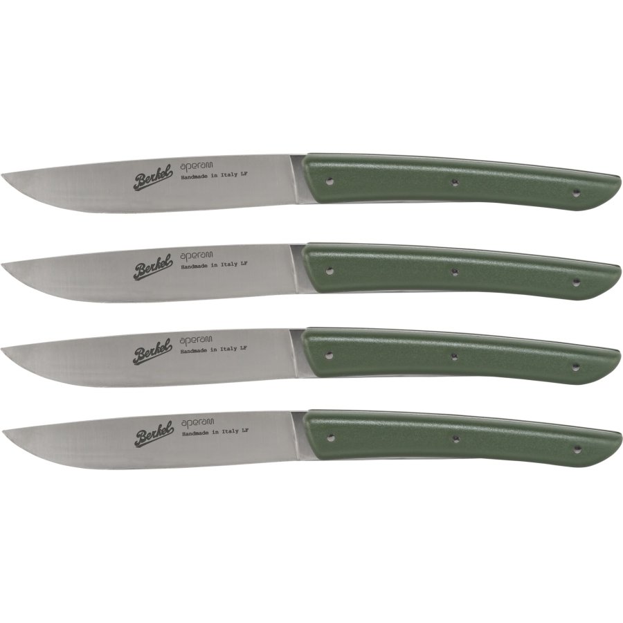 Berkel Steak knivst 4-pcs. Color green #1