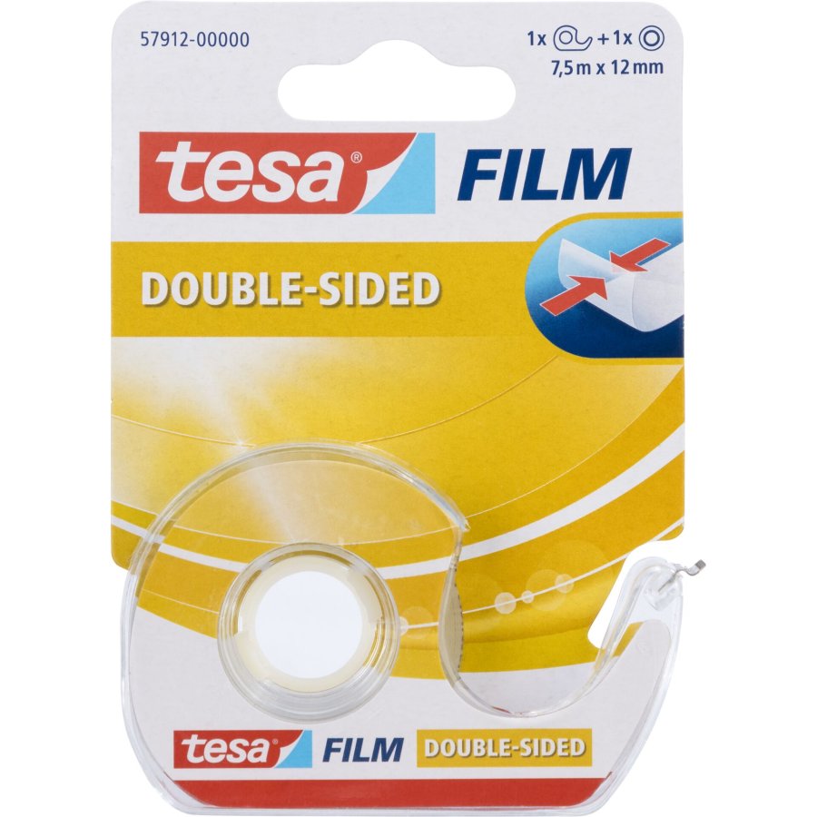 Tesa Double Sid. Tape 7,5m x12mm transparent 57912 #1