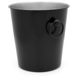 Leopold Vienna Champagne Cooler single walled black LV213008 #1