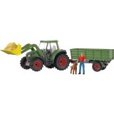 Schleich Farm World        42608 Tractor with Trailer #1