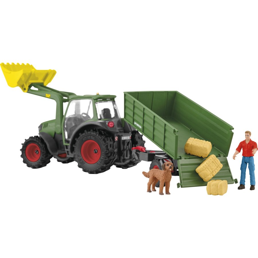 Schleich Farm World        42608 Tractor with Trailer #2