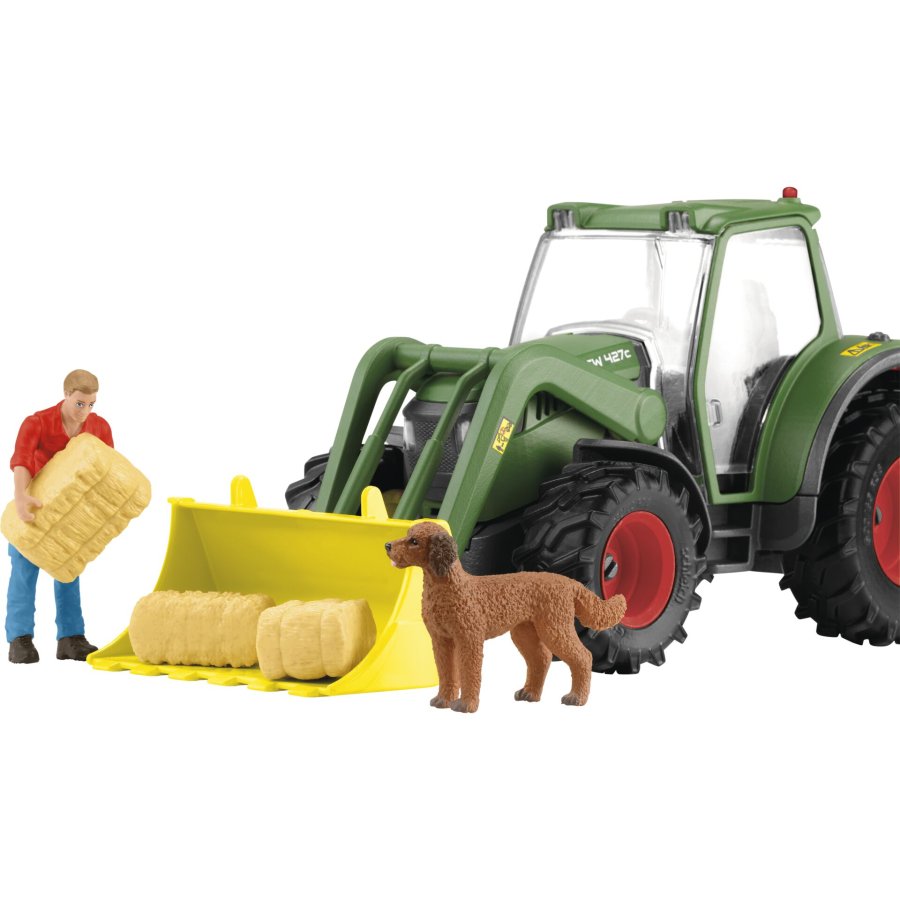 Schleich Farm World        42608 Tractor with Trailer #4