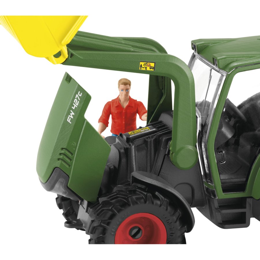 Schleich Farm World        42608 Tractor with Trailer #8