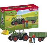 Schleich Farm World        42608 Tractor with Trailer #9