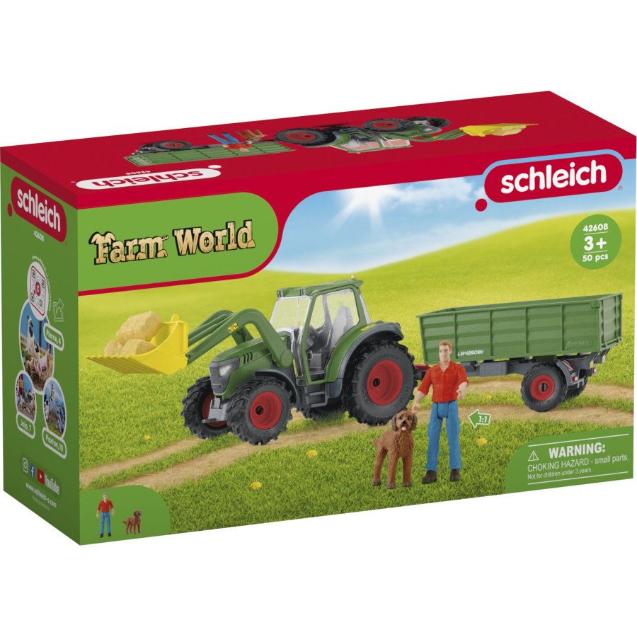Schleich Farm World        42608 Tractor with Trailer #10