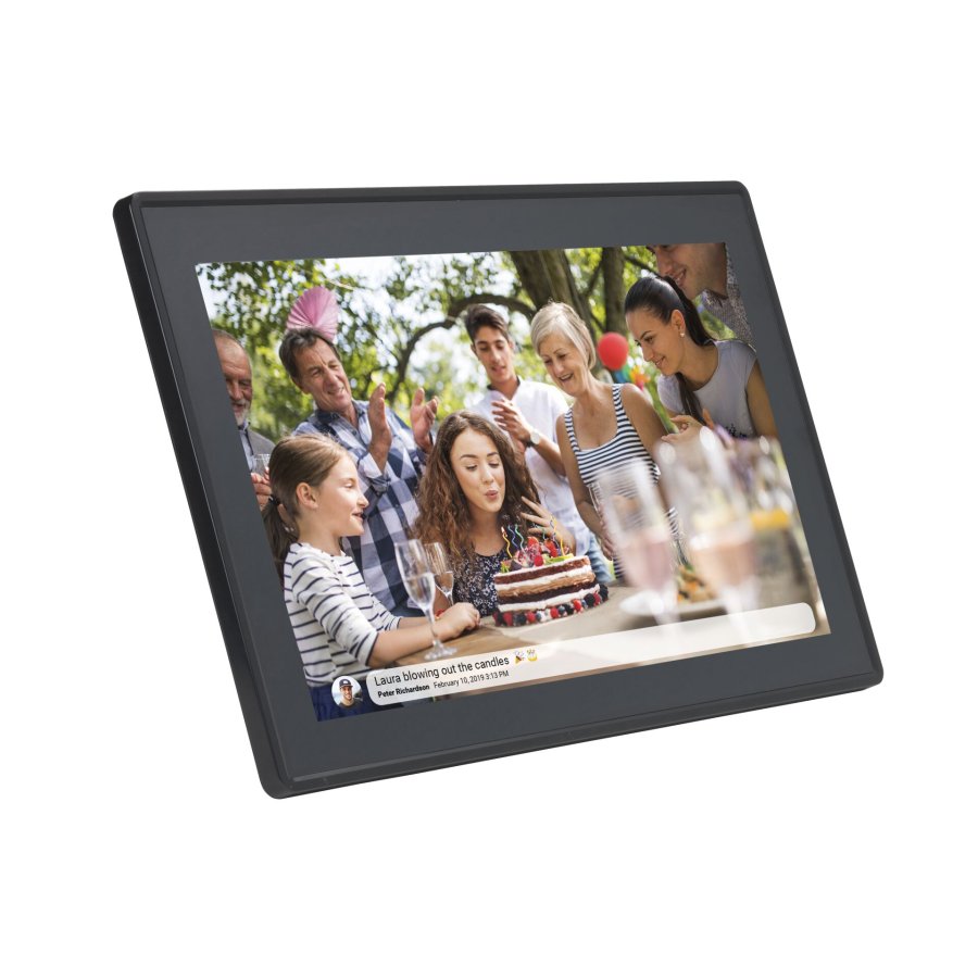 Denver PFF-1515B digital fotoramme Sort 39,6 cm (15.6