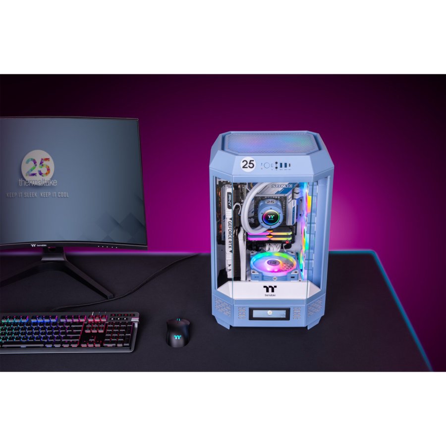 Thermaltake The Tower 300 Hydrangea Blue #20