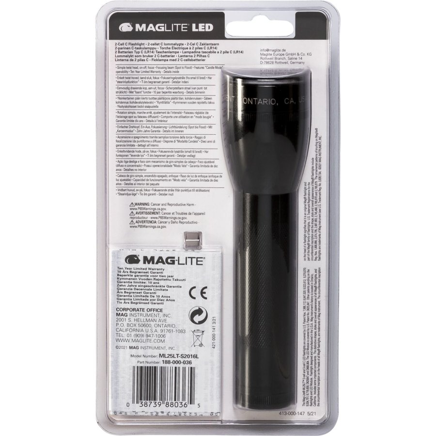Maglite ML25LT 2 C-Cell Torch #6