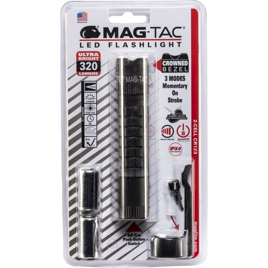 Maglite Mag-Tac crowned bezel Torch #1