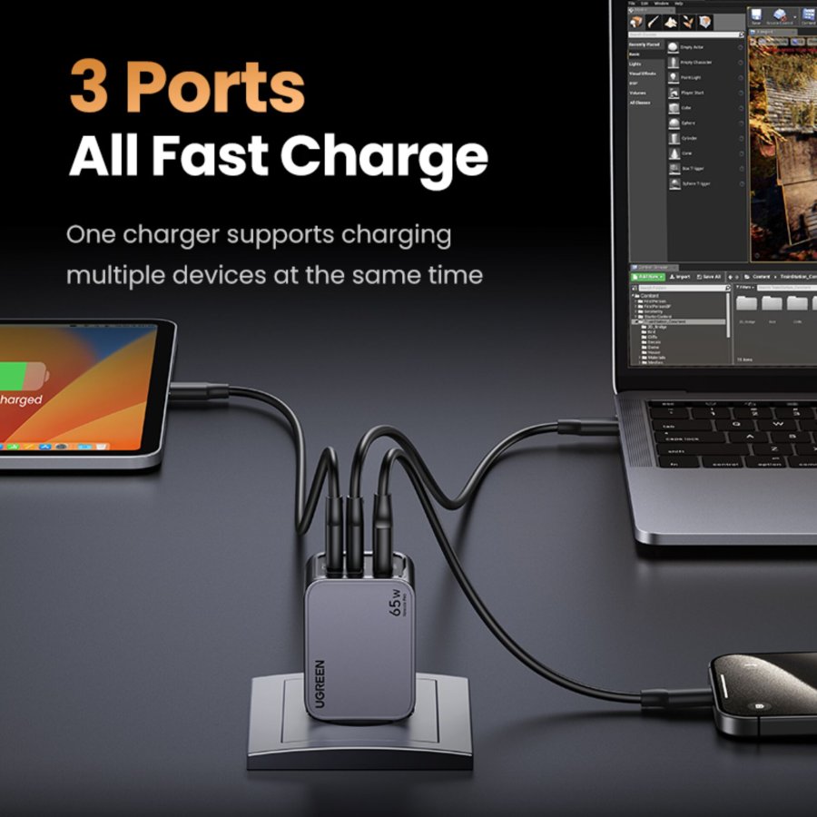 UGREEN Nexode Pro 65W GaN Charger with USB-C Cable #3