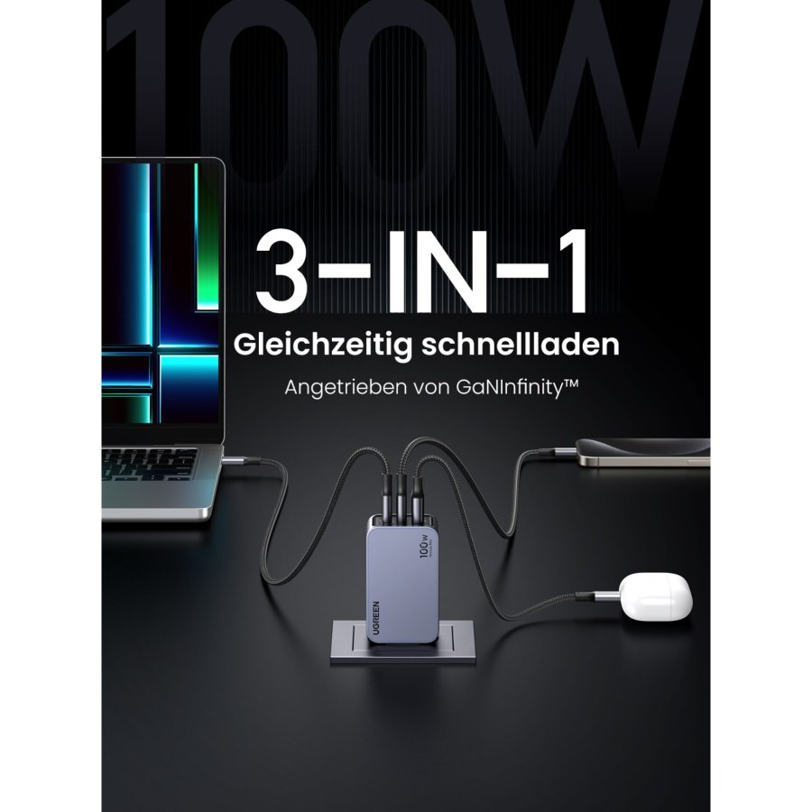 UGREEN Nexode Pro 100W GaN Charger with USB-C Cable #6