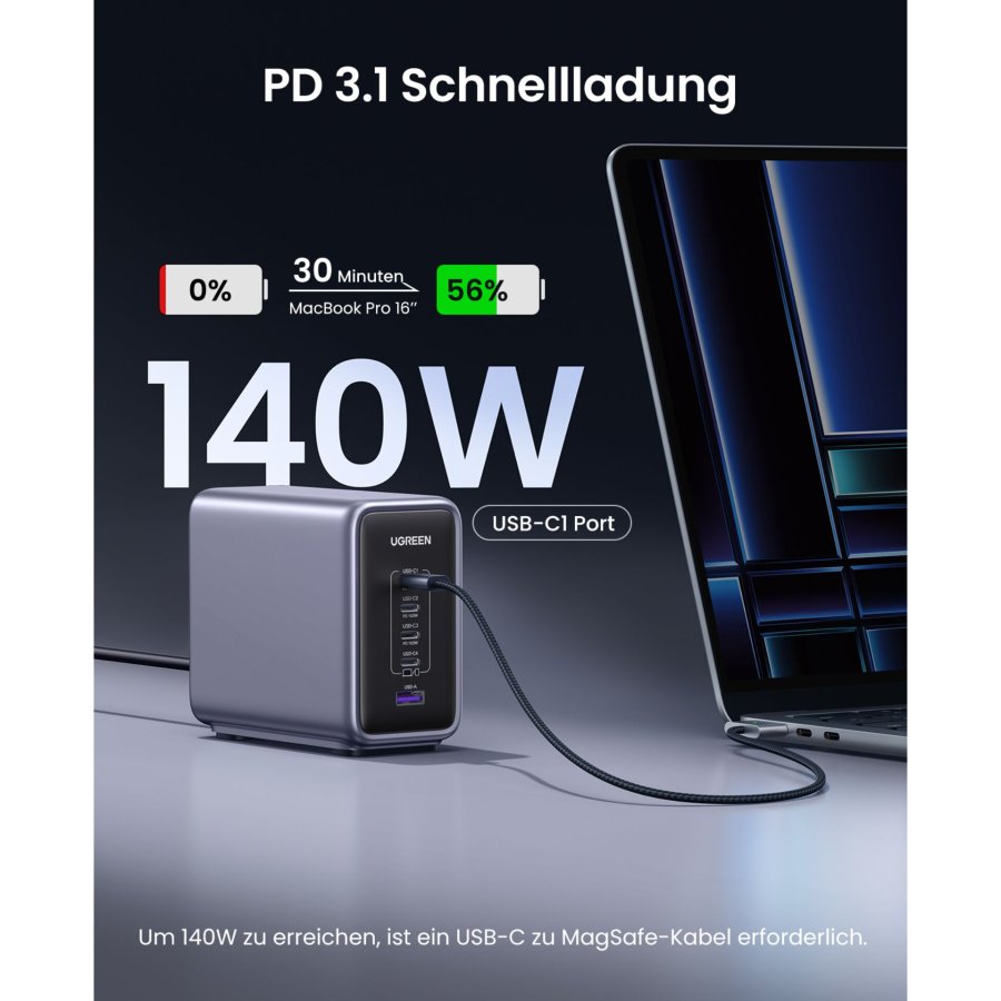UGREEN Nexode 300W 5-Port PD GaN Fast Charger #4