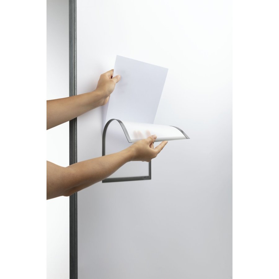 1x5 Durable Document Holder DIN A4 magnetic grey 400757 #2