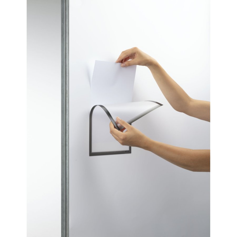 1x5 Durable Document Holder DIN A4 magnetic grey 400757 #3