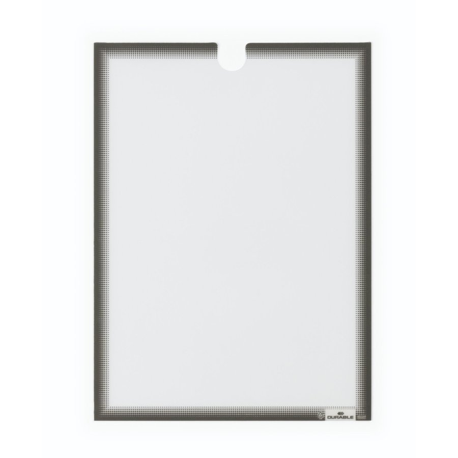 1x5 Durable Document Holder DIN A4 self-adhesive grey 400657 #1