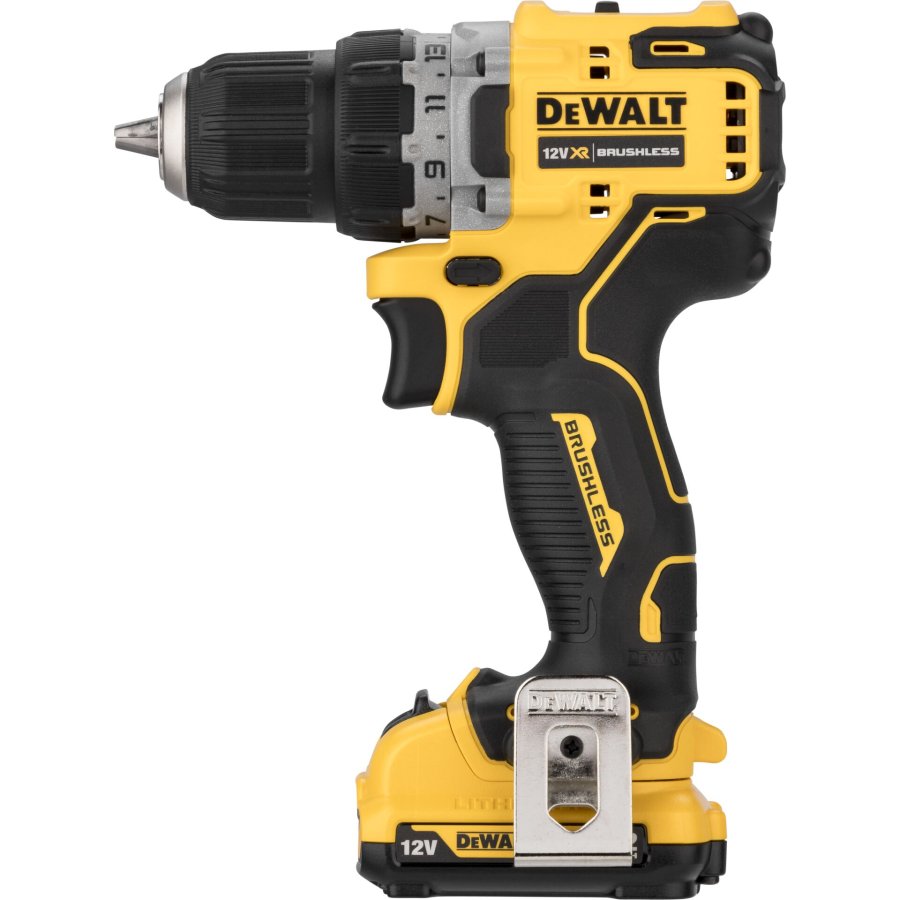 DeWALT DCD701D2-QW elektrisk skruetrkker & slagbor 1500 rpm Sort, Gul #3