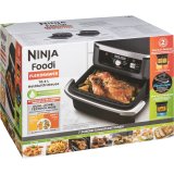 Ninja AF500EU frituregryde Dobbelt 10,4 L Enkeltstende 2470 W Varmluftsteger Sort, Rustfrit stl #4