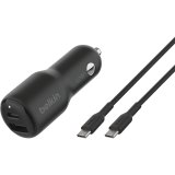 Belkin BOOST Charge 42W Dual Car Charger PD/PPS Tech. CCB005btBK #1