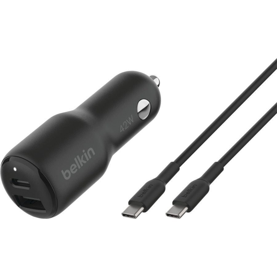 Belkin BOOST Charge 42W Dual Car Charger PD/PPS Tech. CCB005btBK #1