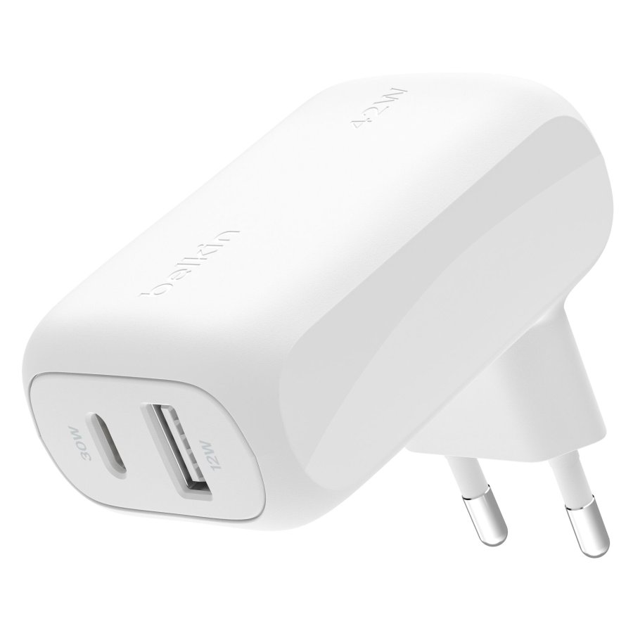 Belkin BOOST Charge 42W Charger 30W USB-C/12W USB-A   WCB009vfWH #1