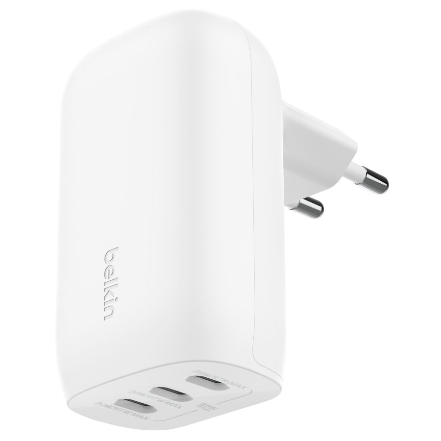 Belkin BOOST Charge USB-C 67W 3 x USB-C, PPS, white WCC002vfWH #1