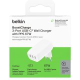 Belkin BOOST Charge USB-C 67W 3 x USB-C, PPS, white WCC002vfWH #5