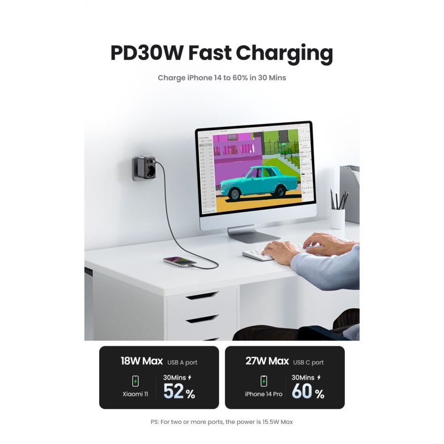 UGREEN NEXODE Wall Charger 30W #4