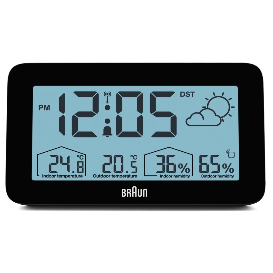 Braun BC 13 BP DCF Radio Weather Station black #4