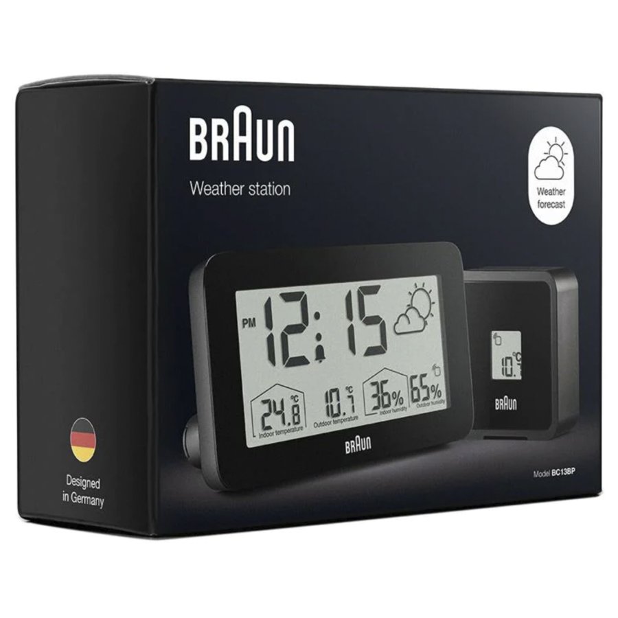 Braun BC 13 BP DCF Radio Weather Station black #12