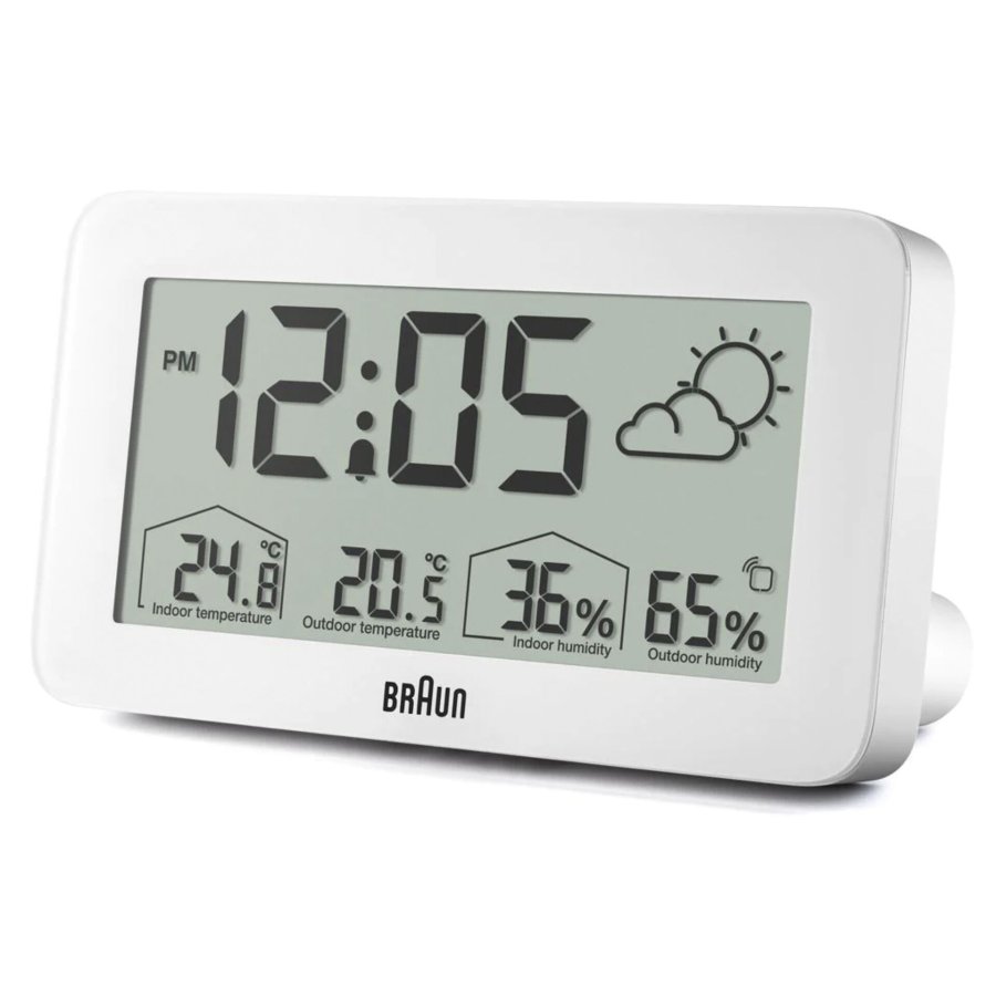 Braun BC 13 W DCF Digital Weather Station white #3