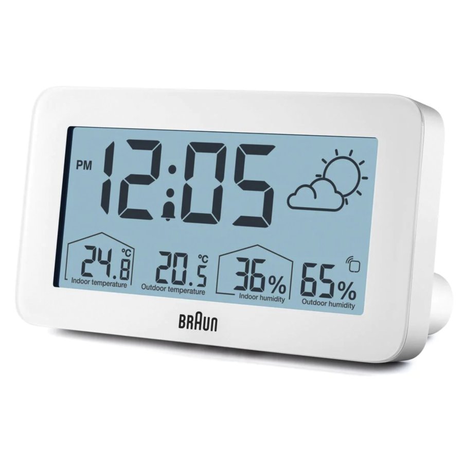 Braun BC 13 W DCF Digital Weather Station white #4