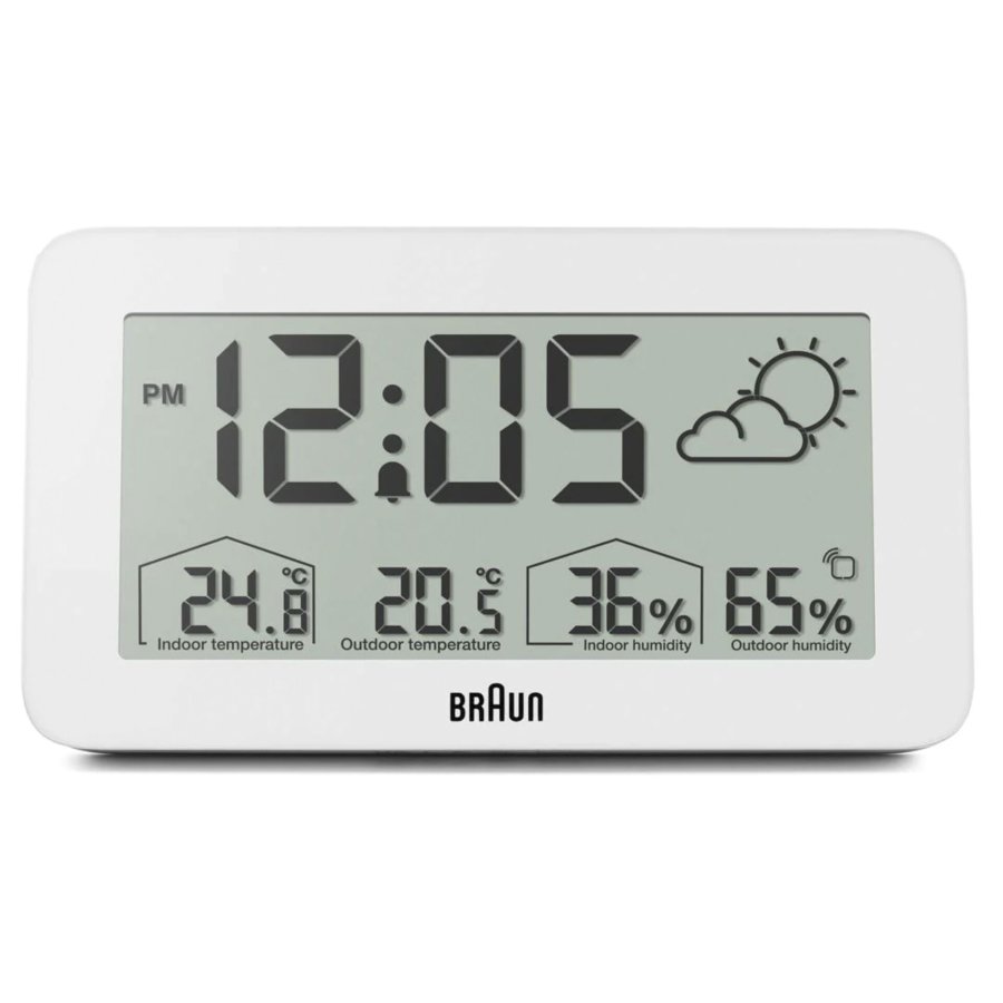 Braun BC 13 W DCF Digital Weather Station white #5
