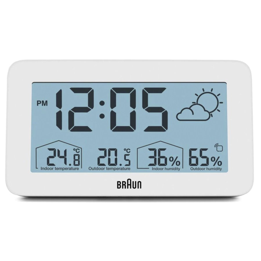Braun BC 13 W DCF Digital Weather Station white #6