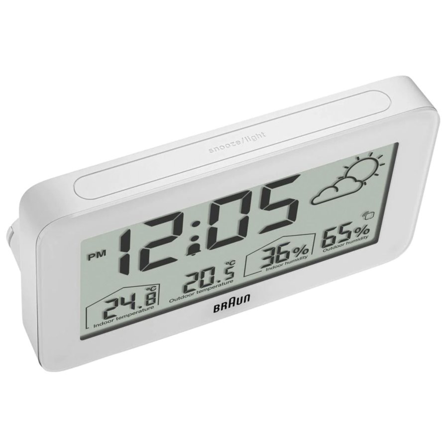 Braun BC 13 W DCF Digital Weather Station white #7