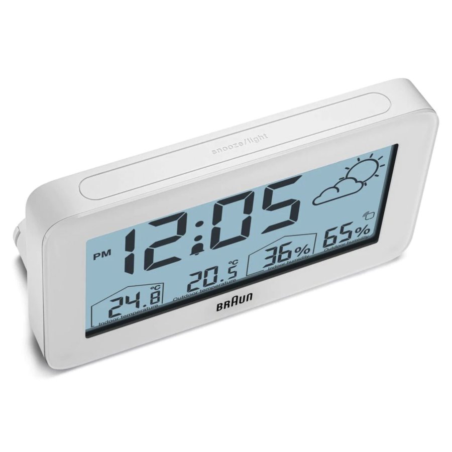 Braun BC 13 W DCF Digital Weather Station white #8