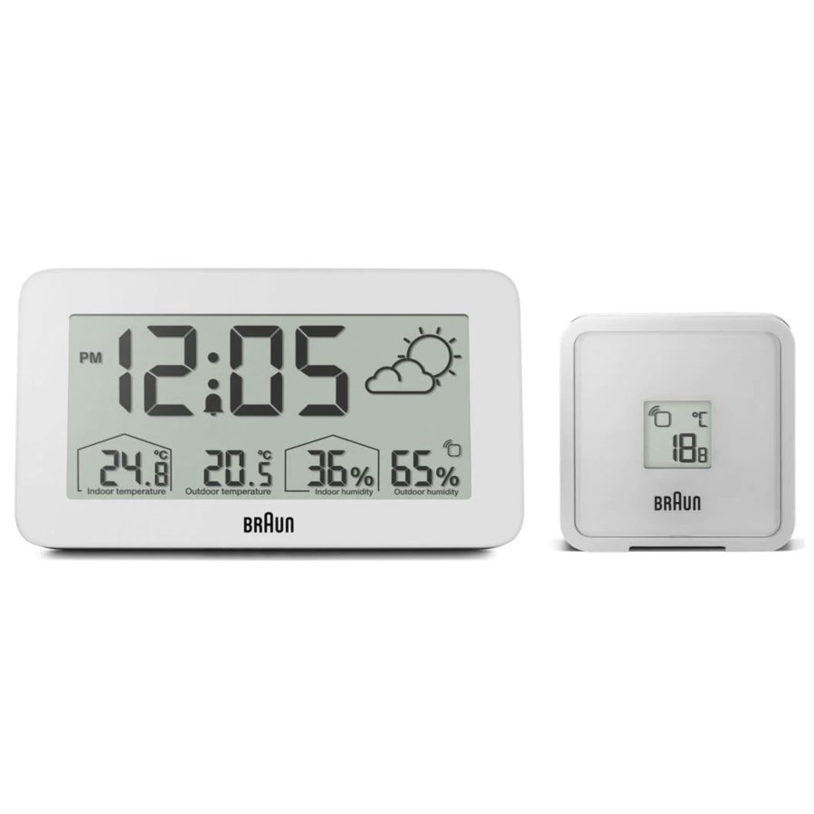 Braun BC 13 W DCF Digital Weather Station white #10