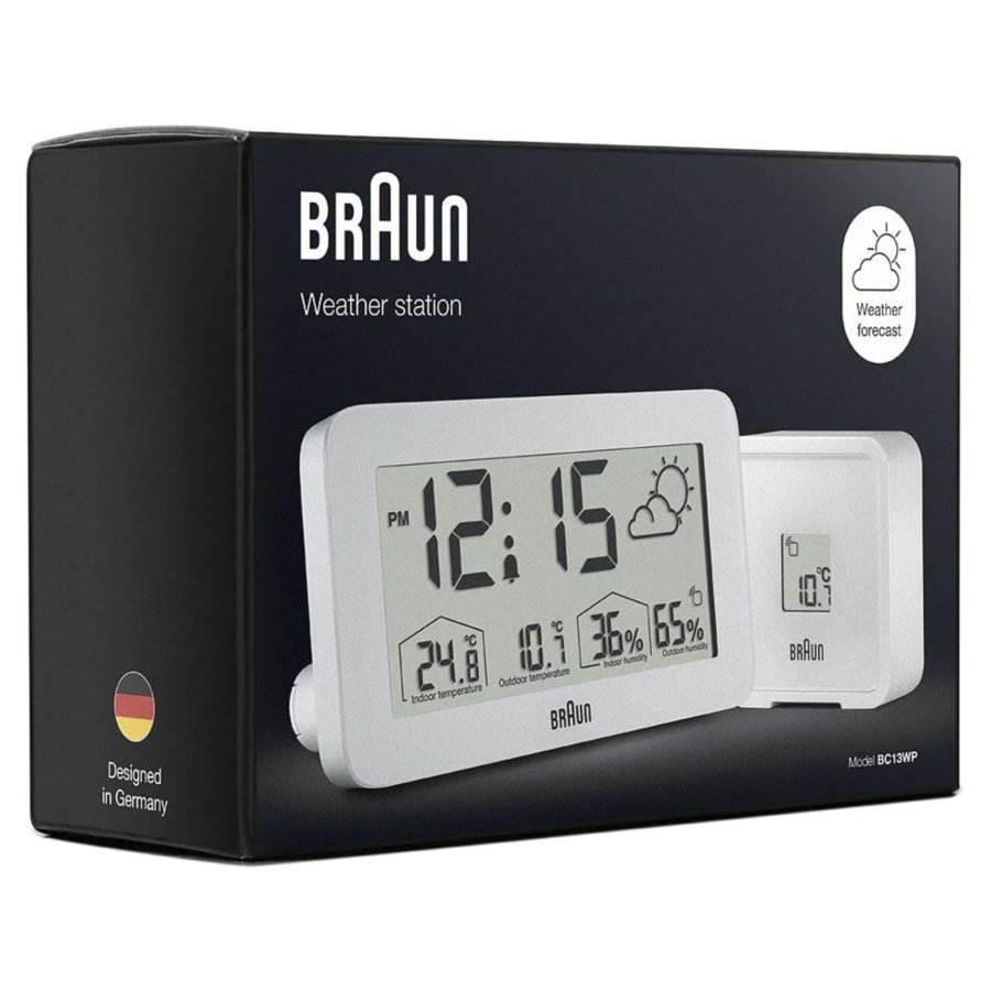 Braun BC 13 W DCF Digital Weather Station white #12
