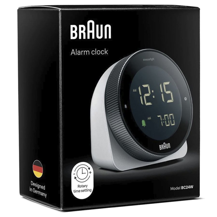 Braun BC 24 W DCF Radio alarm clock white #6