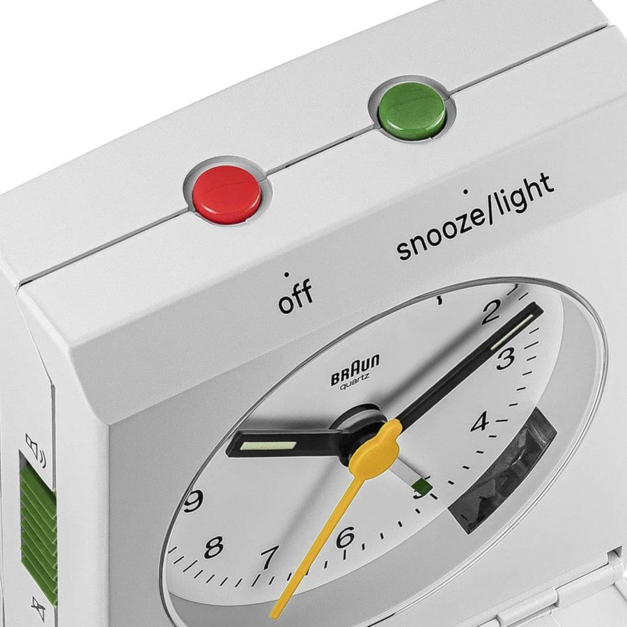 Braun BC 05 W  Quartz Foldable Alarm Clock White #8