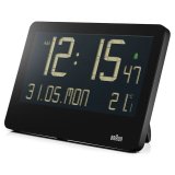 Braun BC 14 black Quartz Wall Clock digital #3