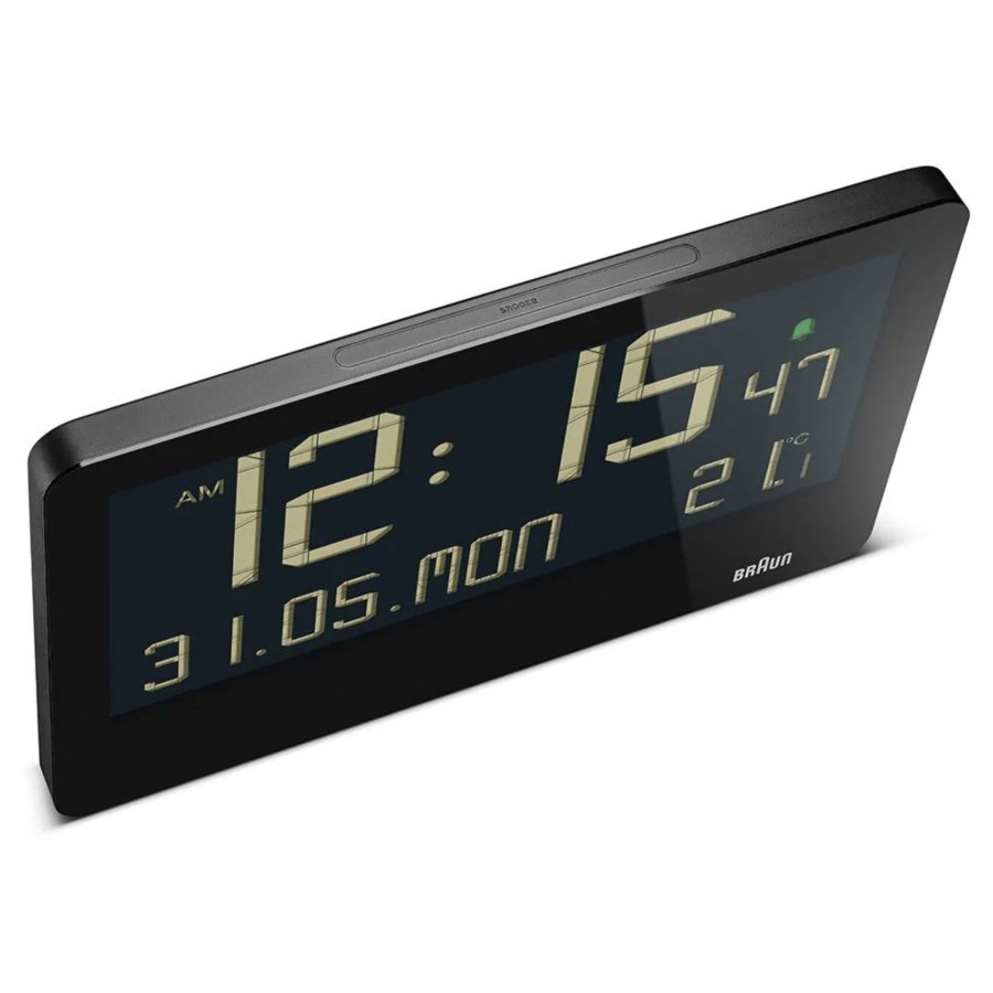 Braun BC 14 black Quartz Wall Clock digital #4