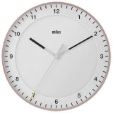 Braun BC 17 PW DCF Radio wall clock pink/white #1
