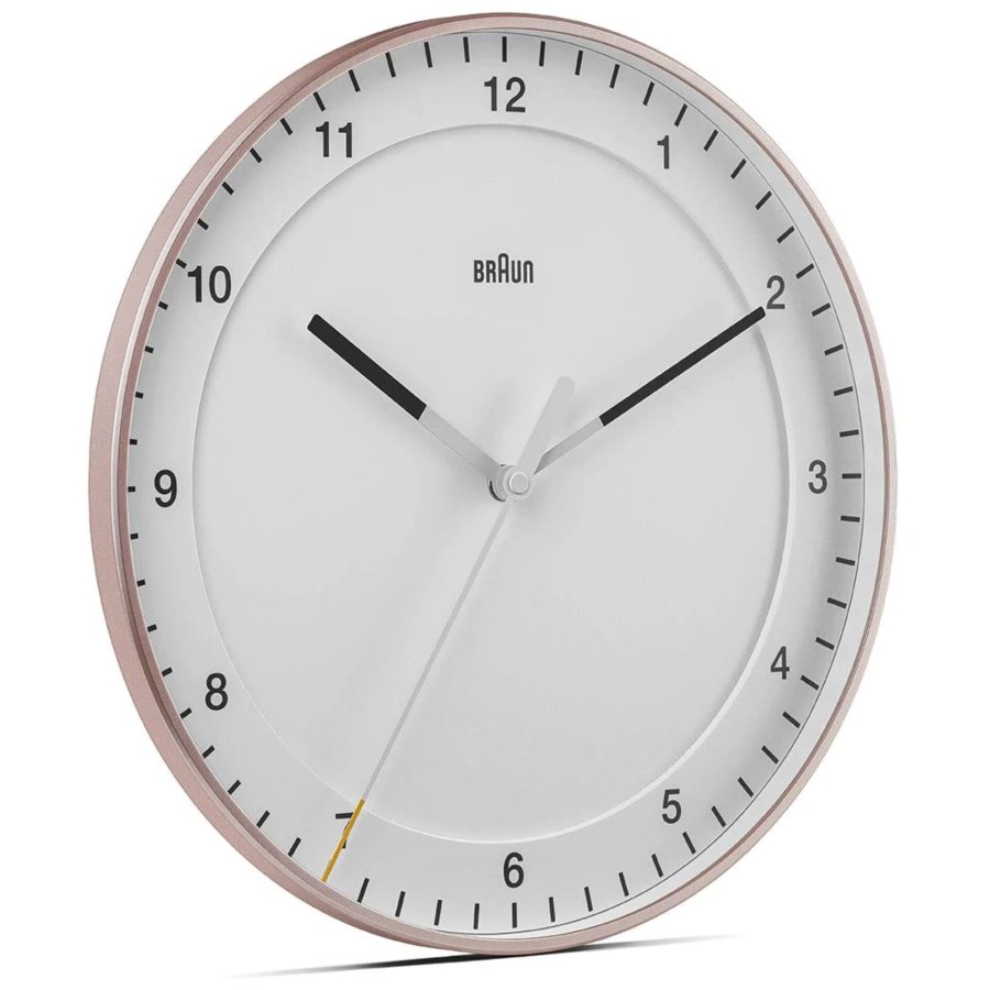 Braun BC 17 PW DCF Radio wall clock pink/white #2