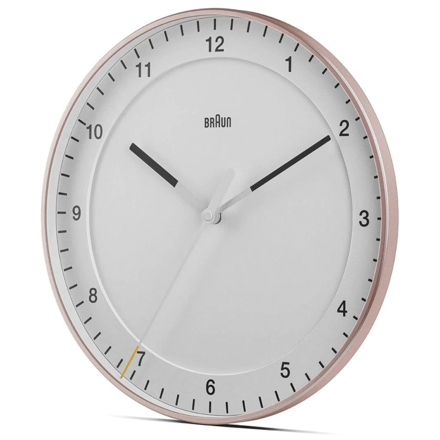 Braun BC 17 PW DCF Radio wall clock pink/white #3