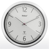 Mebus 19810 radio wall clock grey/silver #1