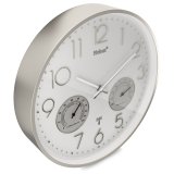 Mebus 12989 radio wall clock with Thermo-Hygrometer #3