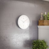 Mebus 19776 radio wall clock Silver/white #6