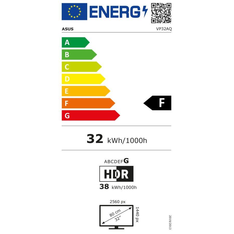 ASUS VP32AQ LED display 80 cm (31.5