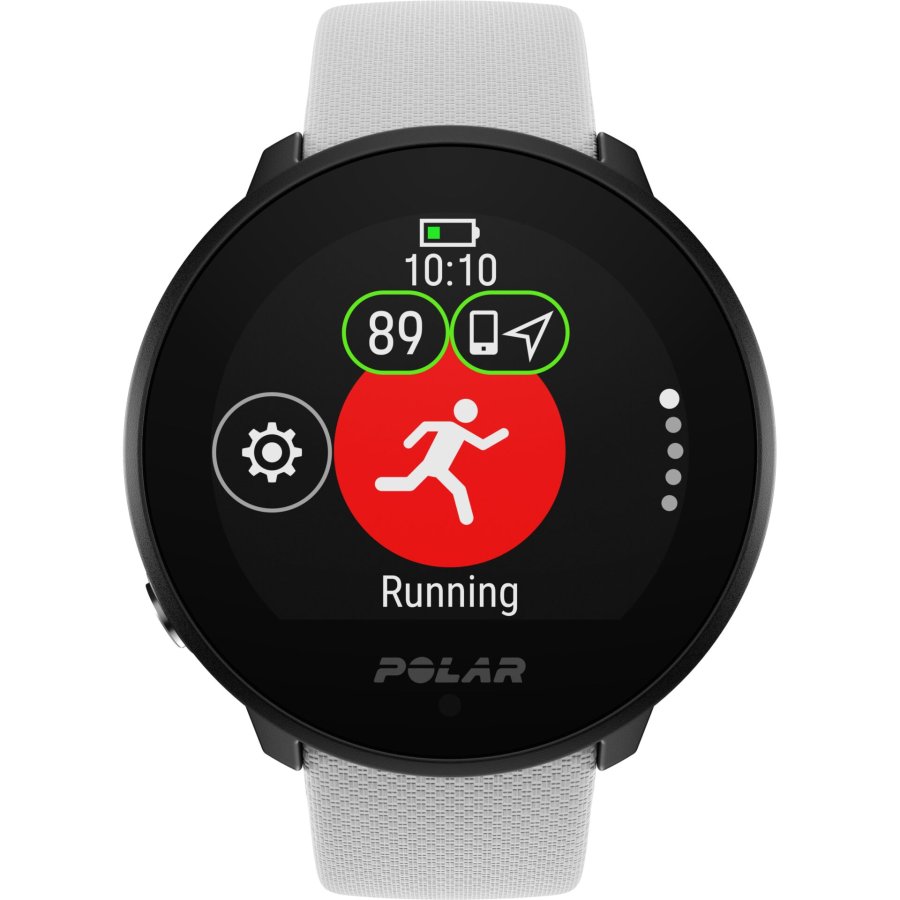 Polar Unite White S-L Silicone Wristband with Pin Buckle #6